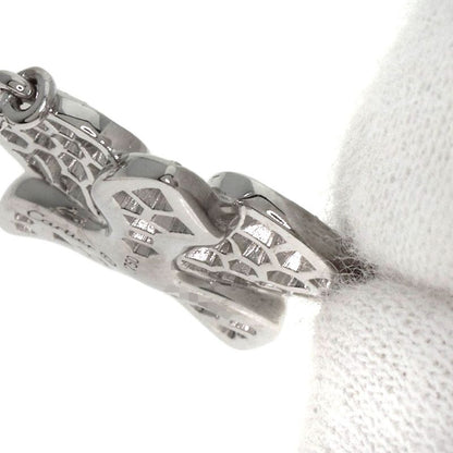 Cartier Carre Dolkide Pal Diamond Necklace 18K White Gold