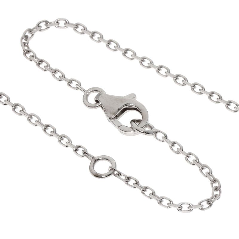 Cartier Carre Dolkide Pal Diamond Necklace 18K White Gold