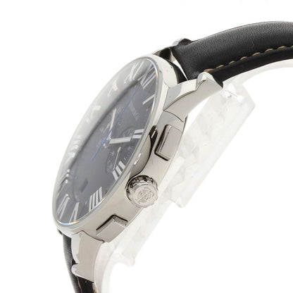 Tiffany & Co. Atlas Dome Chronograph Watch SS Leather