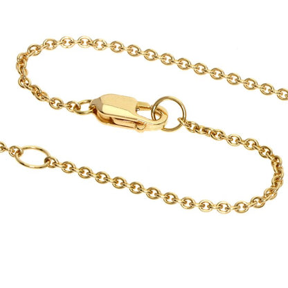 Harry Winston Traffic Cross Diamond Necklace 18K Yellow Gold