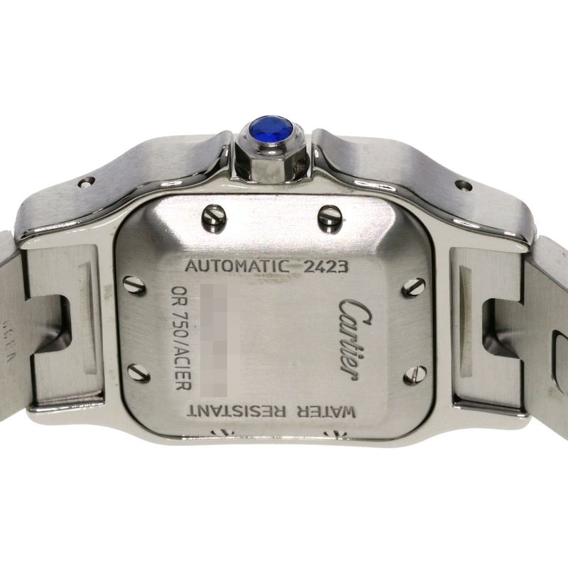 Cartier Santos Galve SM Anniversary Model Watch SS Yellow