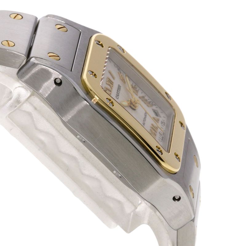 Cartier Santos Galve SM Anniversary Model Watch SS Yellow