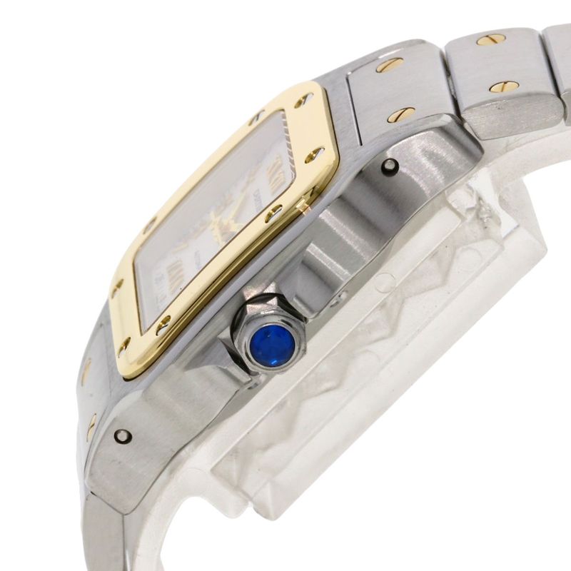 Cartier Santos Galve SM Anniversary Model Watch SS Yellow