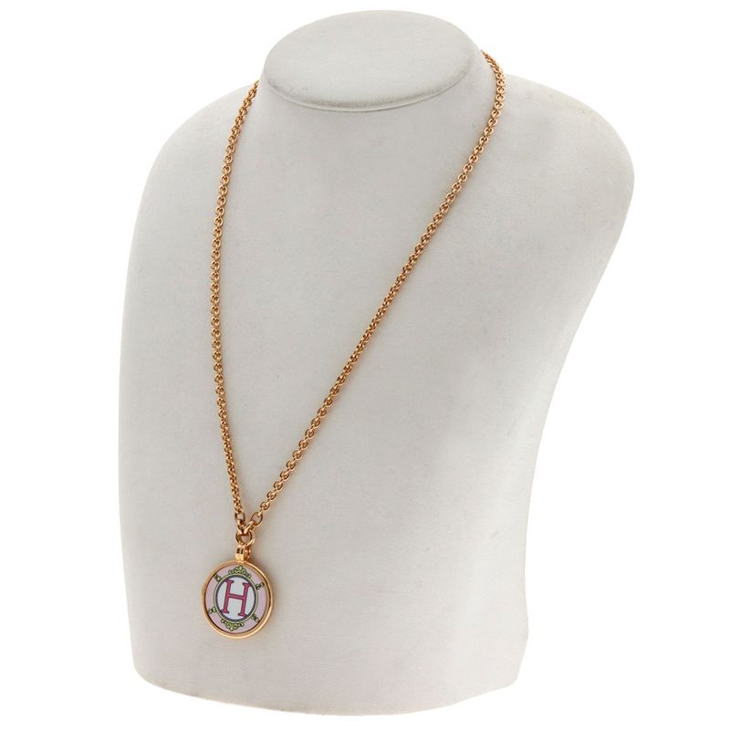 Hermes Medaille Blason PM Necklace