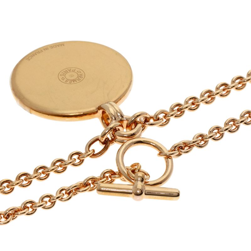 Hermes Medaille Blason PM Necklace