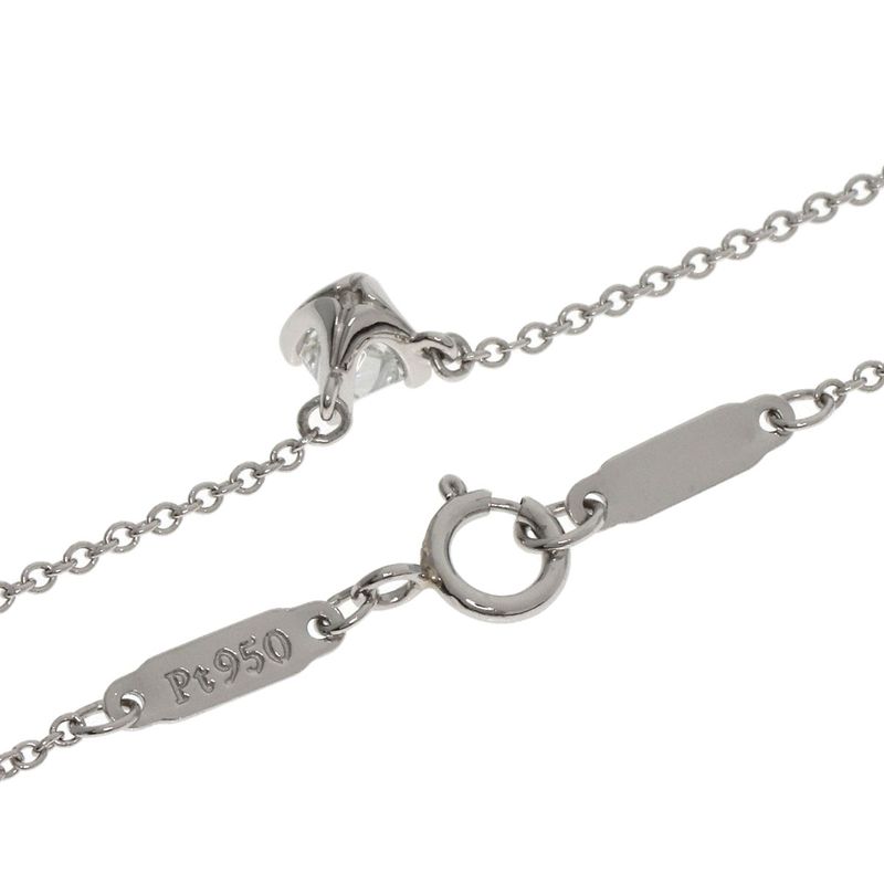Tiffany & Co. Square Solitaire Diamond Necklace