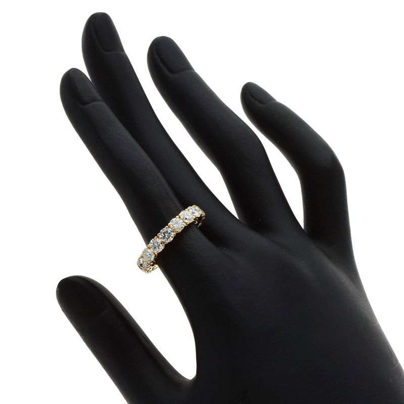 Cartier Destiny Full Eternity Diamond 50 Ring 18K Yellow Gold