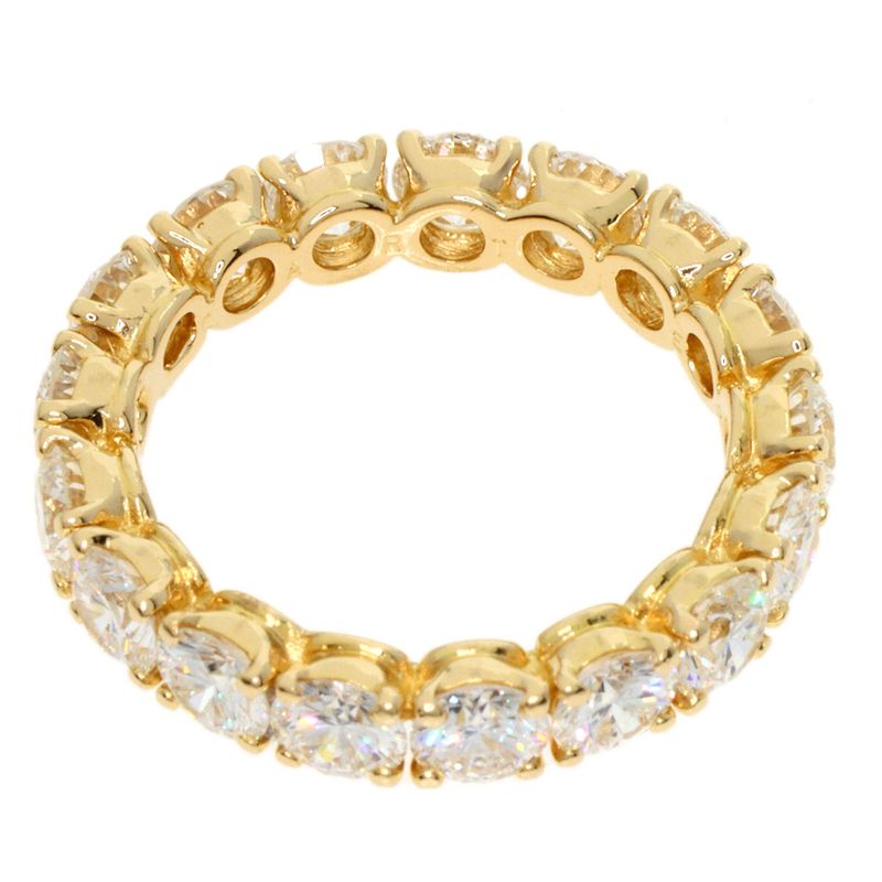 Cartier Destiny Full Eternity Diamond 50 Ring 18K Yellow Gold