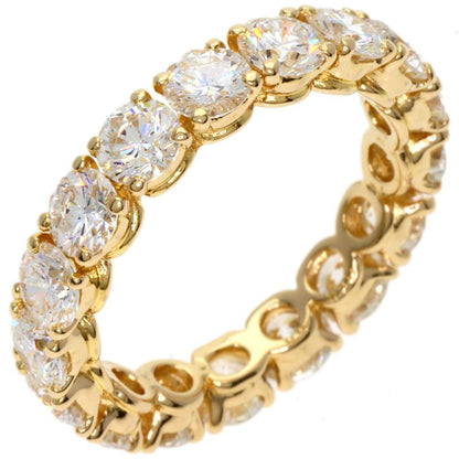 Cartier Destiny Full Eternity Diamond 50 Ring 18K Yellow Gold