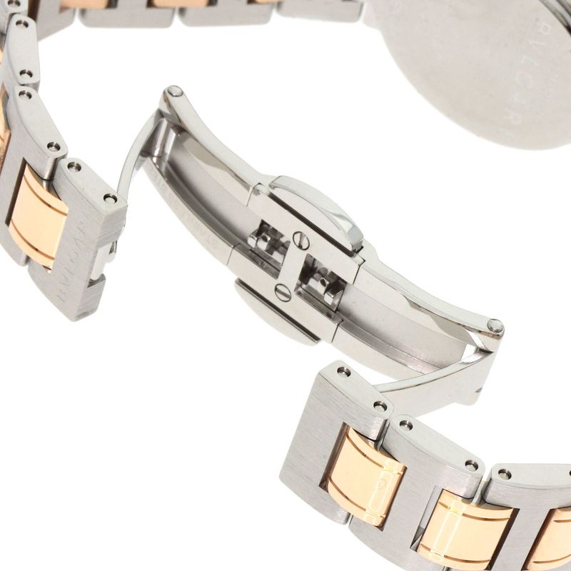 Bvlgari Diamond Watch SS Pink Gold