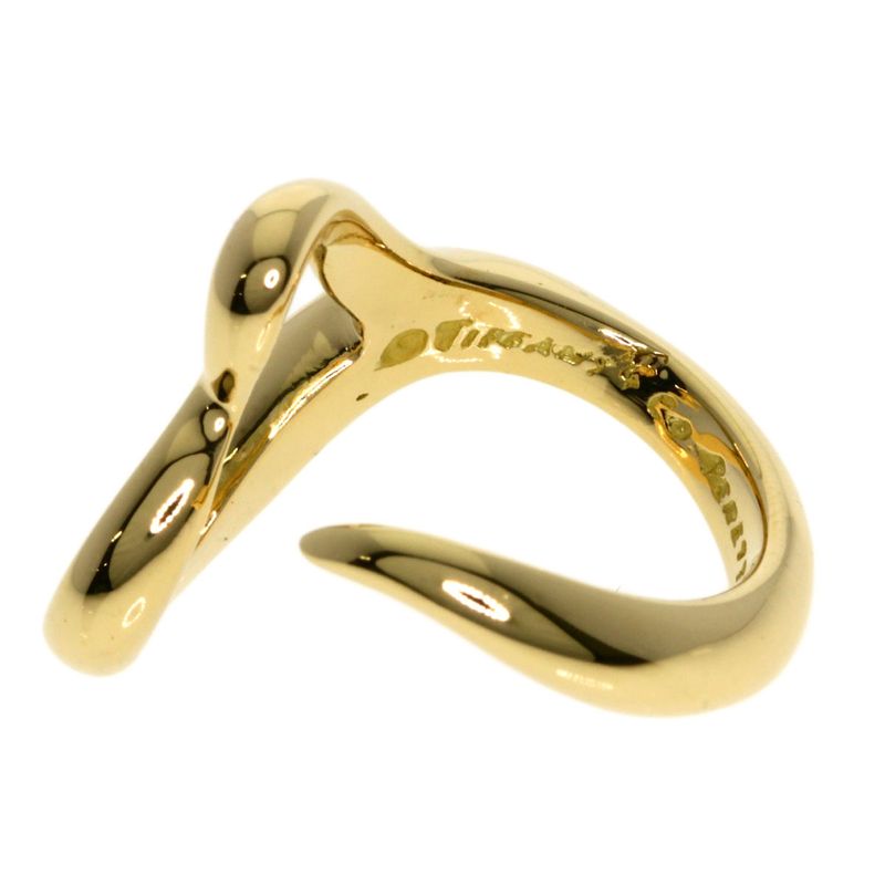 Tiffany & Co. Open Heart Ring 18K Yellow Gold