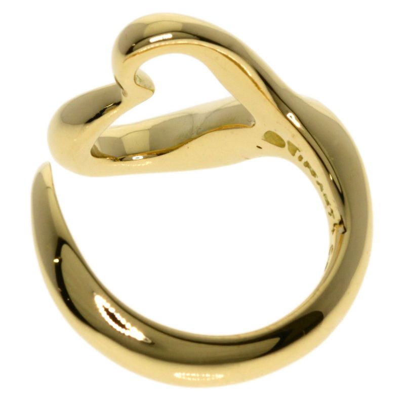 Tiffany & Co. Open Heart Ring 18K Yellow Gold