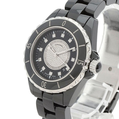 Chanel Center Diamond Watch Ceramic