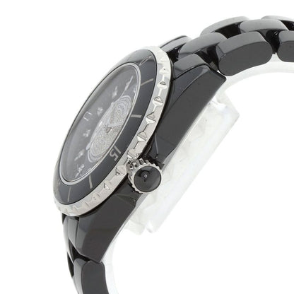 Chanel Center Diamond Watch Ceramic