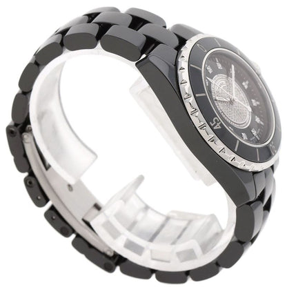 Chanel Center Diamond Watch Ceramic