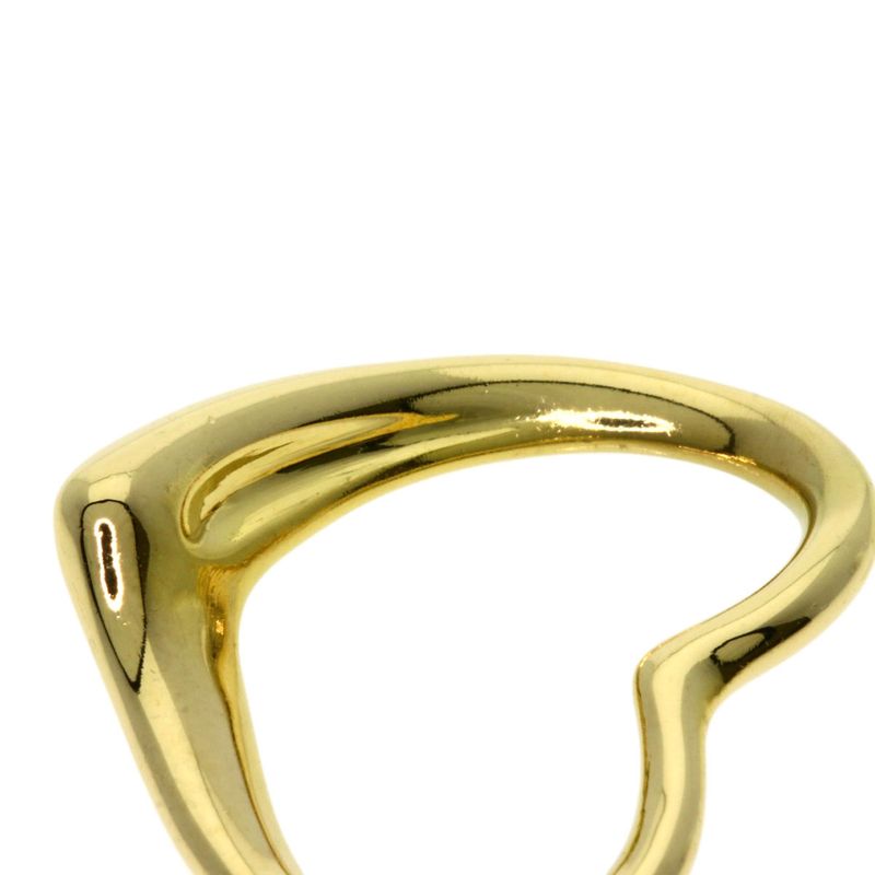Tiffany & Co. Open Heart Pendant Top 18K Yellow Gold