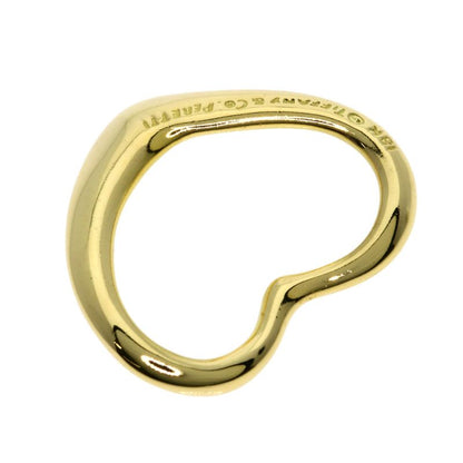 Tiffany & Co. Open Heart Pendant Top 18K Yellow Gold