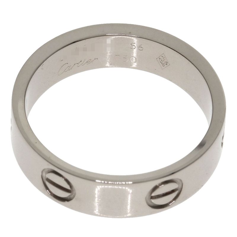 Cartier Love Ring 56 Ring 18K White Gold