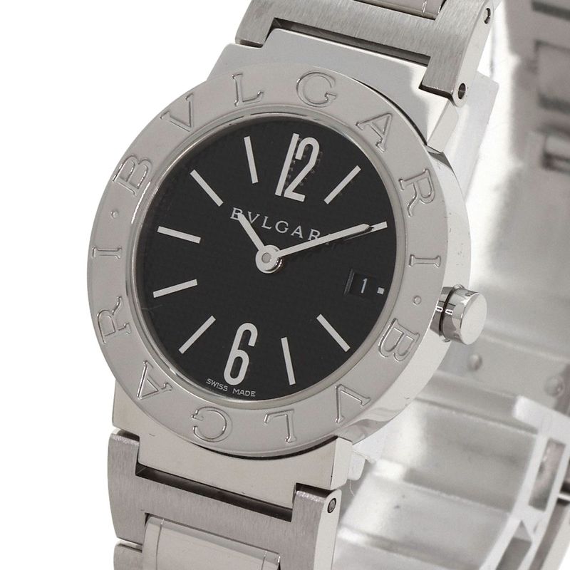 Bvlgari Watch SS Black
