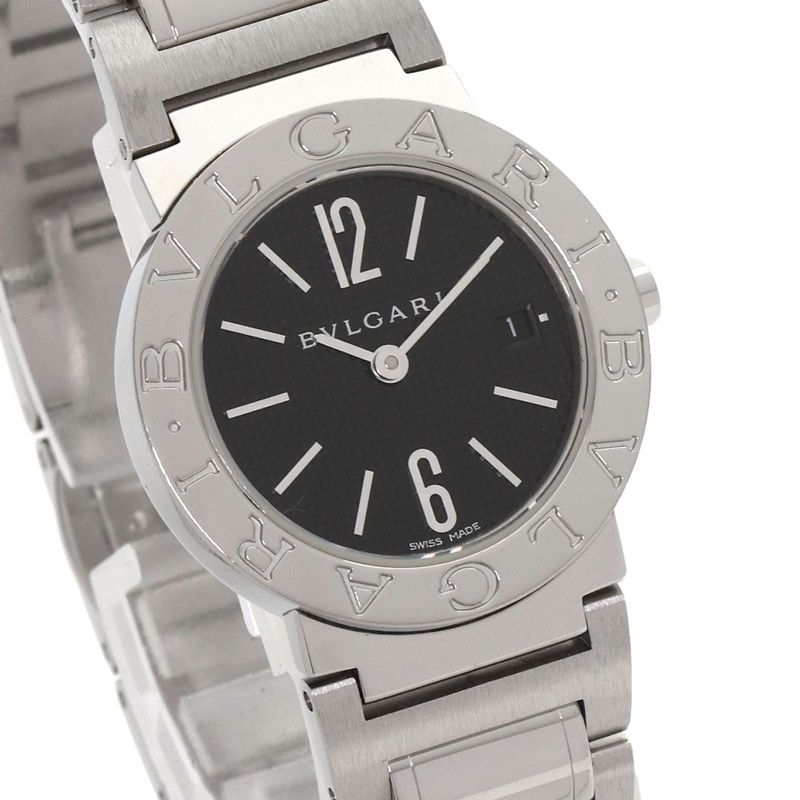 Bvlgari Watch SS Black