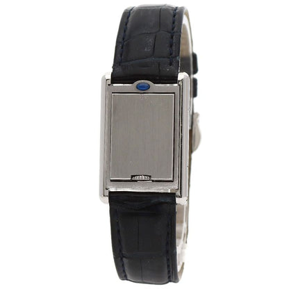 Cartier Tank Basculant SM Watch SS Leather