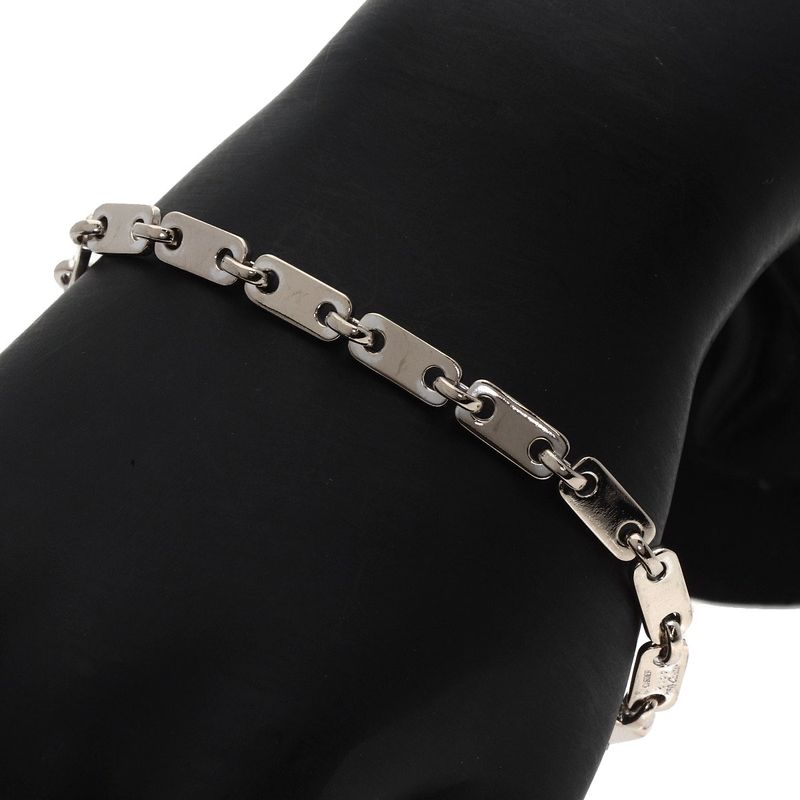 Cartier Fidelity Heart Key Bracelet 18K White Gold