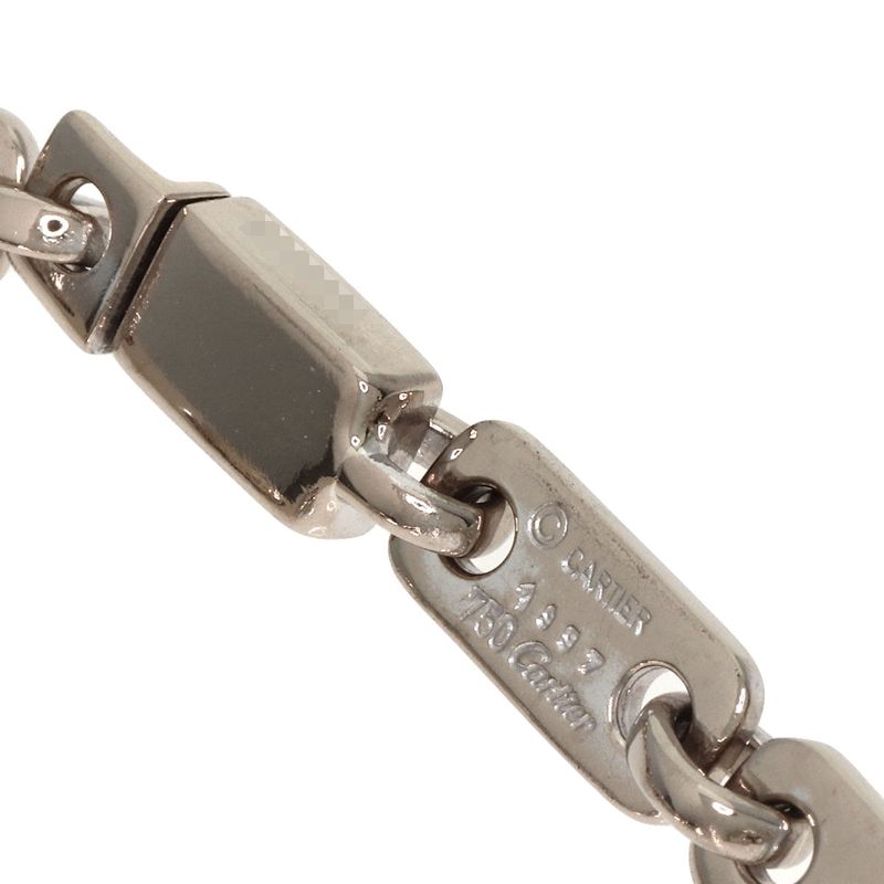 Cartier Fidelity Heart Key Bracelet 18K White Gold