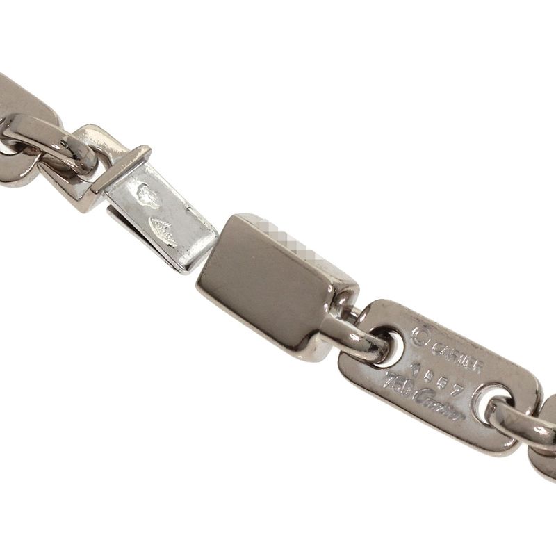 Cartier Fidelity Heart Key Bracelet 18K White Gold