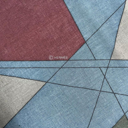 Hermes Force Centrifuge Carre 140 Nigel Peake Design Pilot Blue Wool X