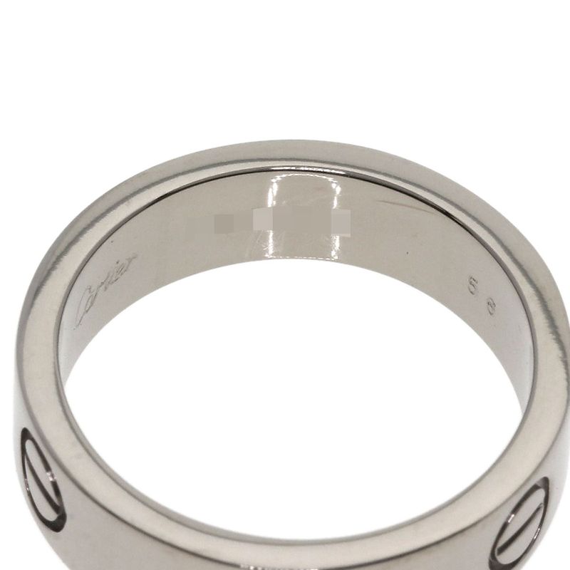 Cartier Love Ring 56 Ring 18K White Gold