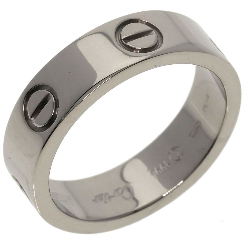 Cartier Love Ring 56 Ring 18K White Gold