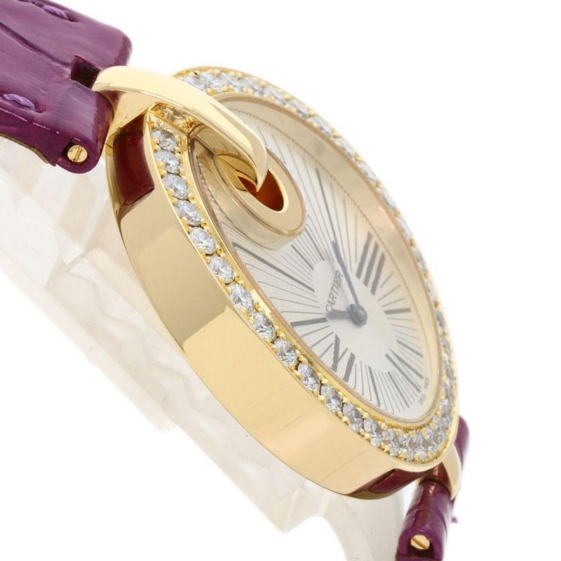 Cartier Captive de LM Watch 18K Yellow Gold Leather