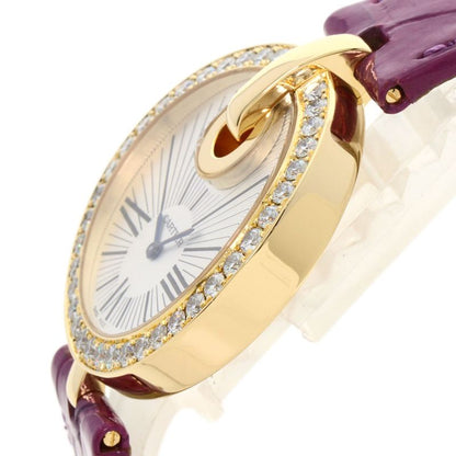 Cartier Captive de LM Watch 18K Yellow Gold Leather