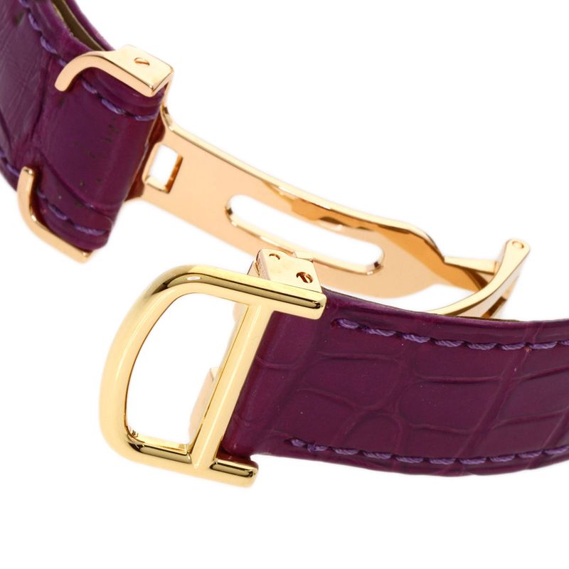 Cartier Captive de LM Watch 18K Yellow Gold Leather