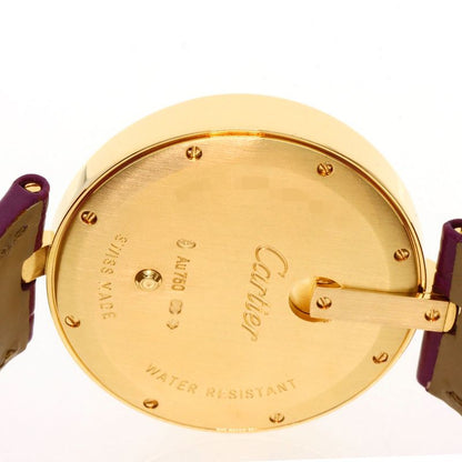 Cartier Captive de LM Watch 18K Yellow Gold Leather