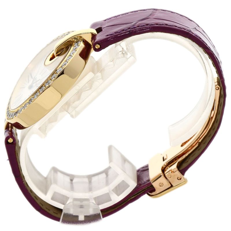 Cartier Captive de LM Watch 18K Yellow Gold Leather