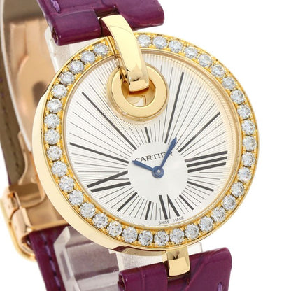 Cartier Captive de LM Watch 18K Yellow Gold Leather