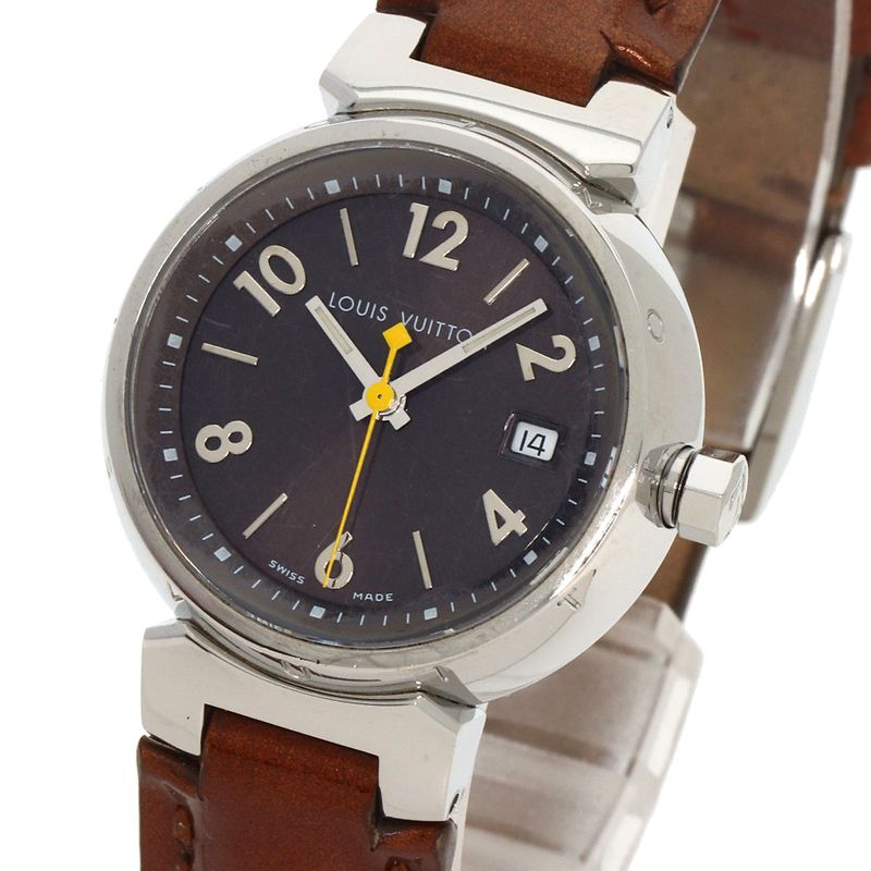Louis Vuitton Tumble Watch SS Leather
