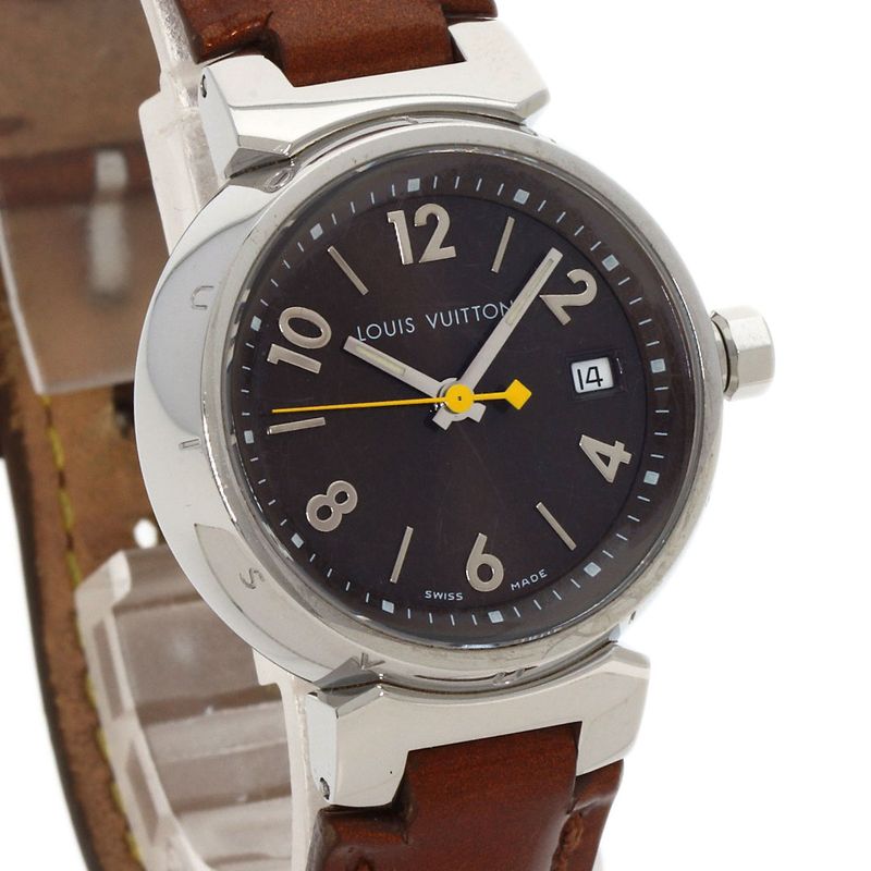 Louis Vuitton Tumble Watch SS Leather