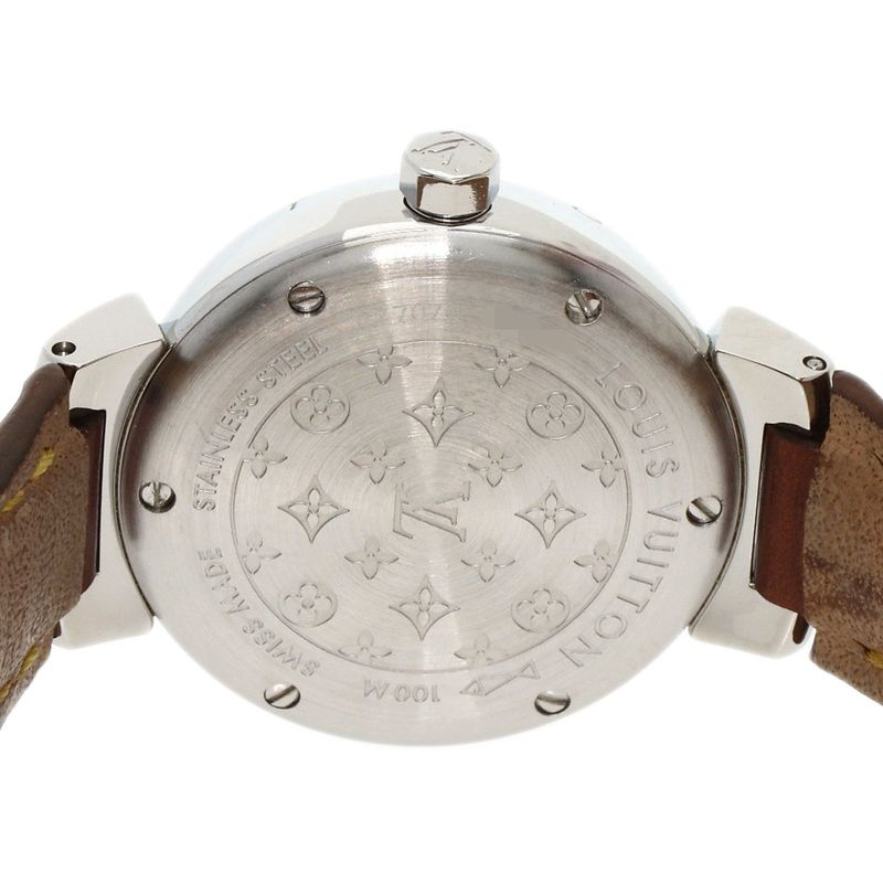 Louis Vuitton Tumble Watch SS Leather
