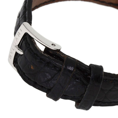 Bvlgari Diamond Watch SS Leather