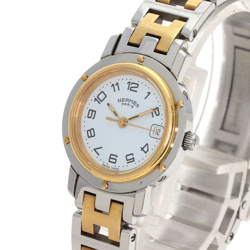 Hermes Clipper Watch SS Ssxgp