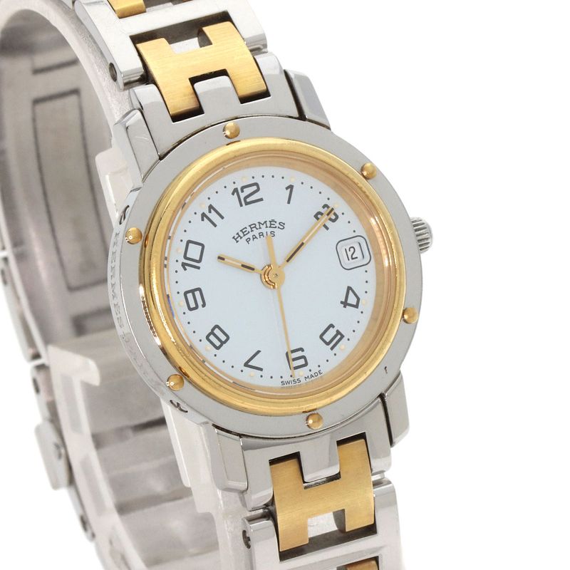 Hermes Clipper Watch SS Ssxgp
