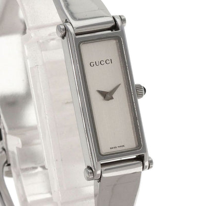 Gucci Square Face Bangle Watch SS