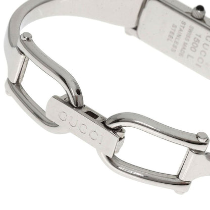 Gucci Square Face Bangle Watch SS
