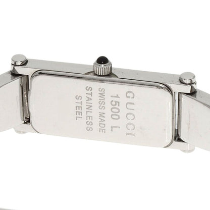 Gucci Square Face Bangle Watch SS