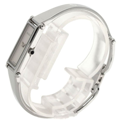 Gucci Square Face Bangle Watch SS
