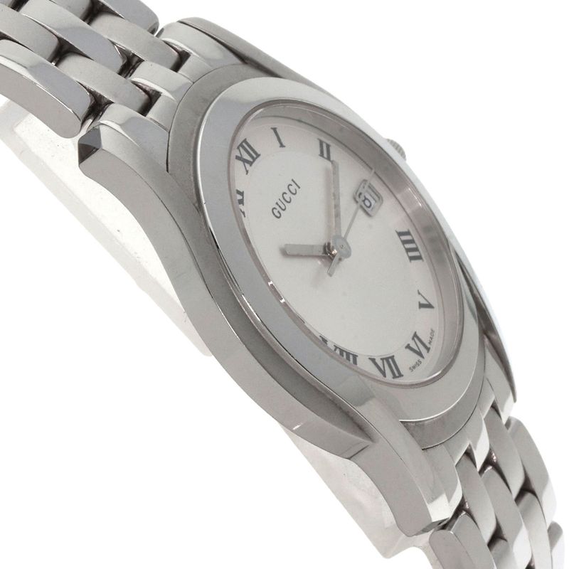 Gucci Round Face Watch SS