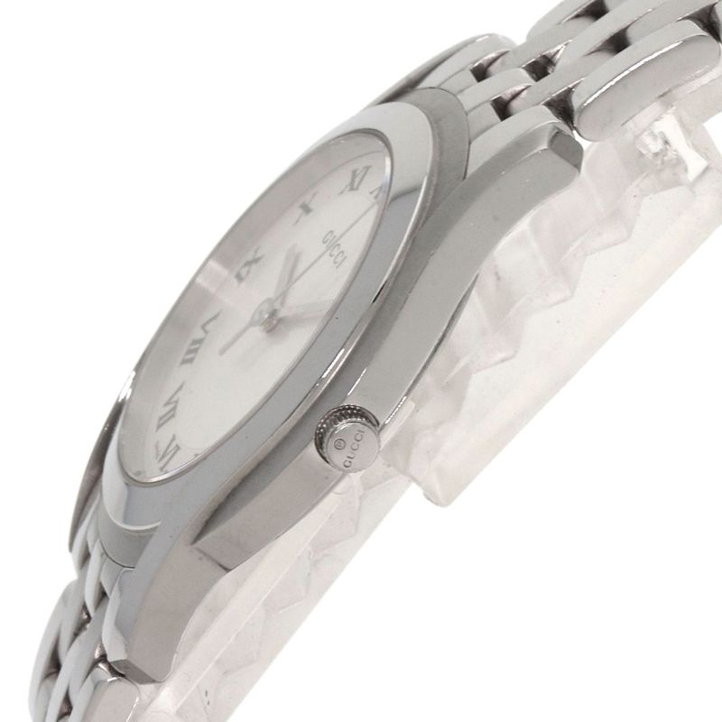 Gucci Round Face Watch SS