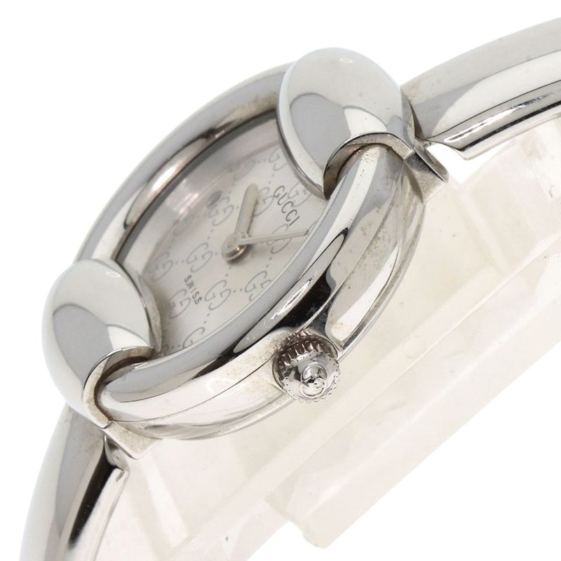 Gucci Round Face Watch SS